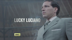Rich Graff commands the role of Lucky Luciano in AMC's Making of the Mob.