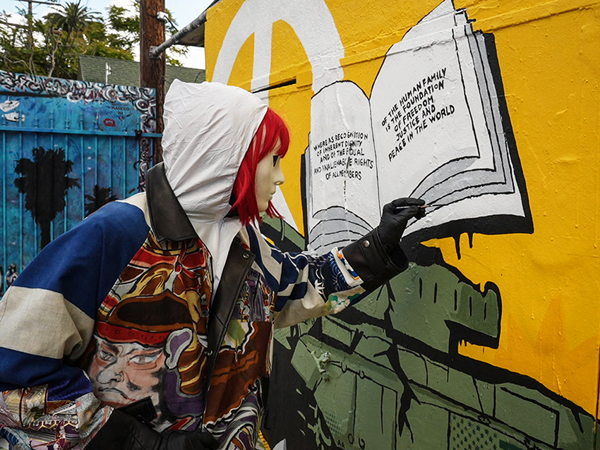 Anonymous Street Artist LAIKA 1954 Took Over LA’s Streets, And Left Before Anyone Could Stop Them